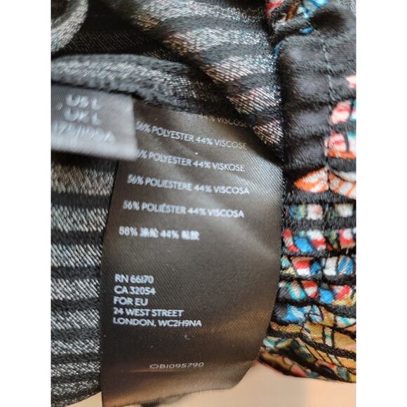 Anthropologie Maeve Madeira Burnout Blouse Top Women's Sz Large Colorful - Picture 7 of 10